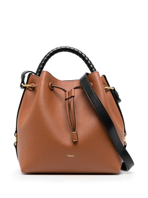 chloe marcie bucket|chloe marcie leather bags.